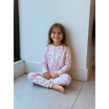 Tangle Print LS Pajamas